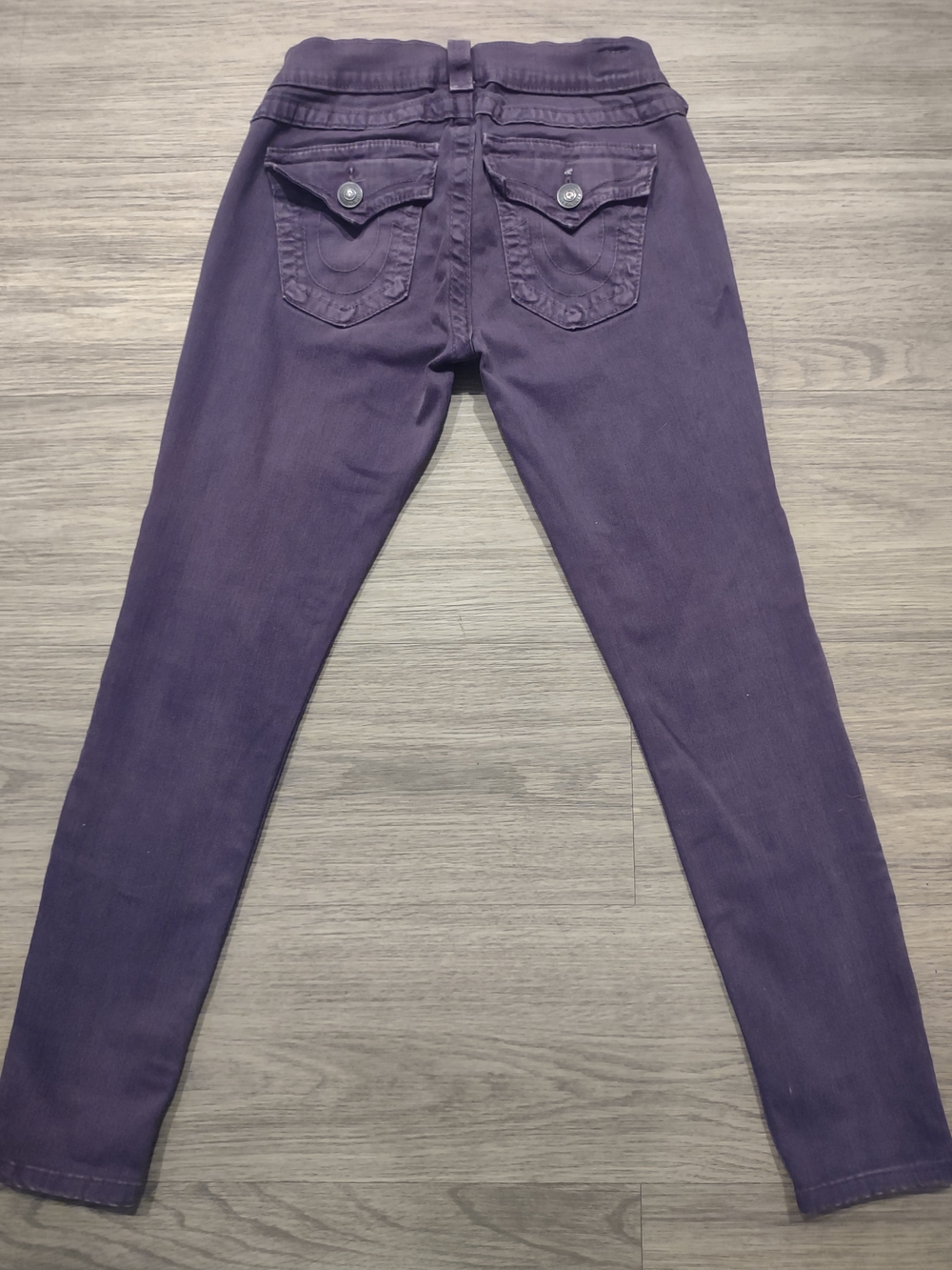 True Religion Women's Purple Skinny Jeans